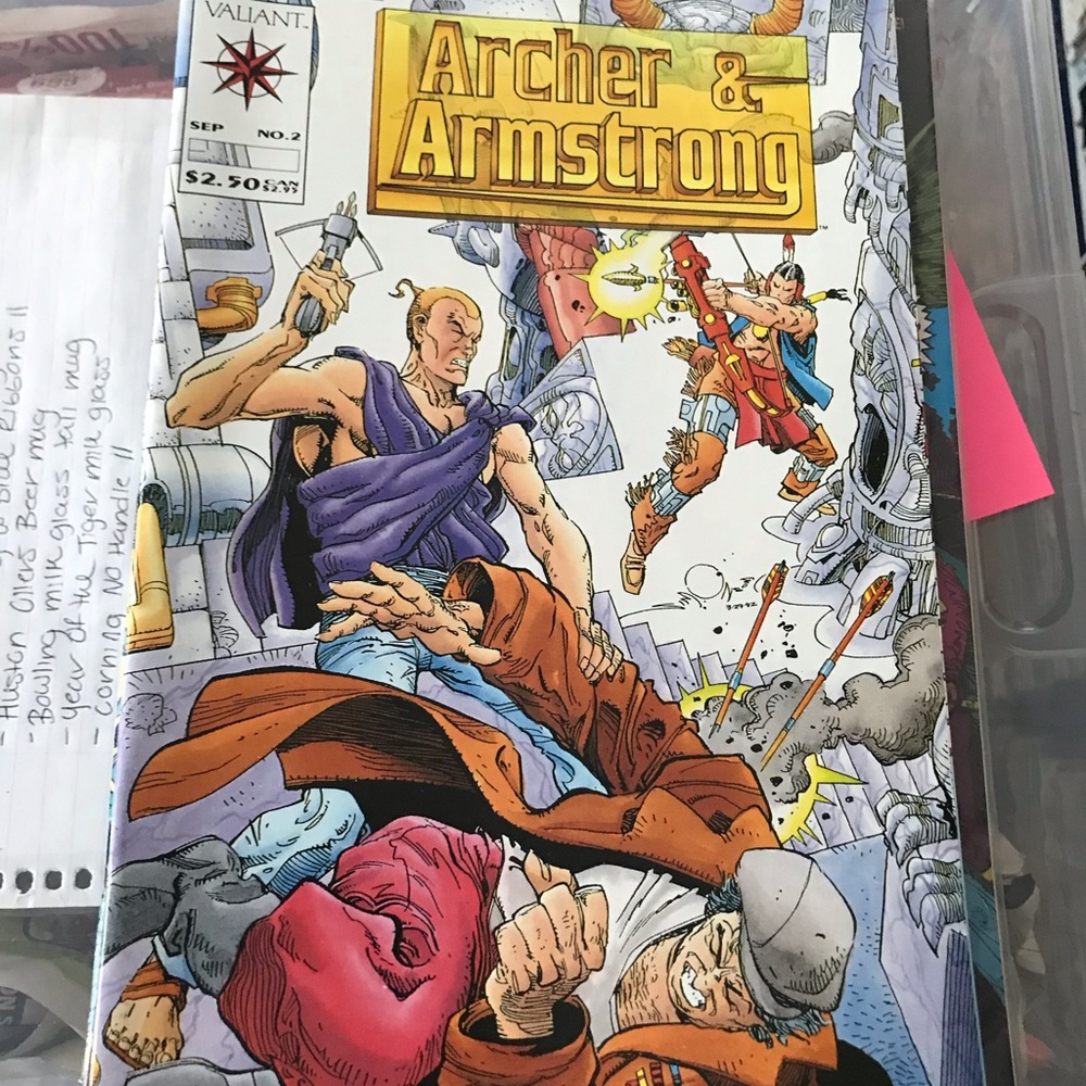 Archer & Armstrong #2 Comic Book - Colorful Cover
